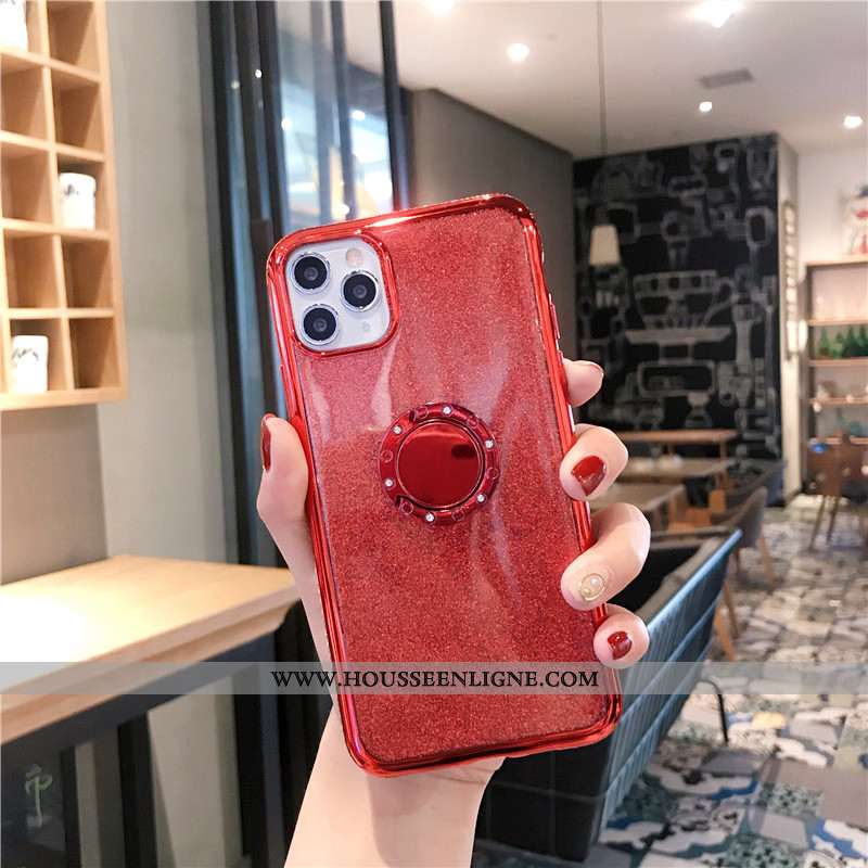 Étui iPhone 11 Pro Fluide Doux Mode Vert Incassable Téléphone Portable Rose Verte