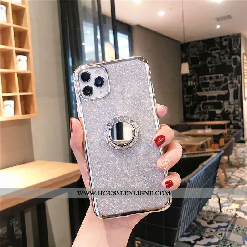 Étui iPhone 11 Pro Fluide Doux Mode Vert Incassable Téléphone Portable Rose Verte
