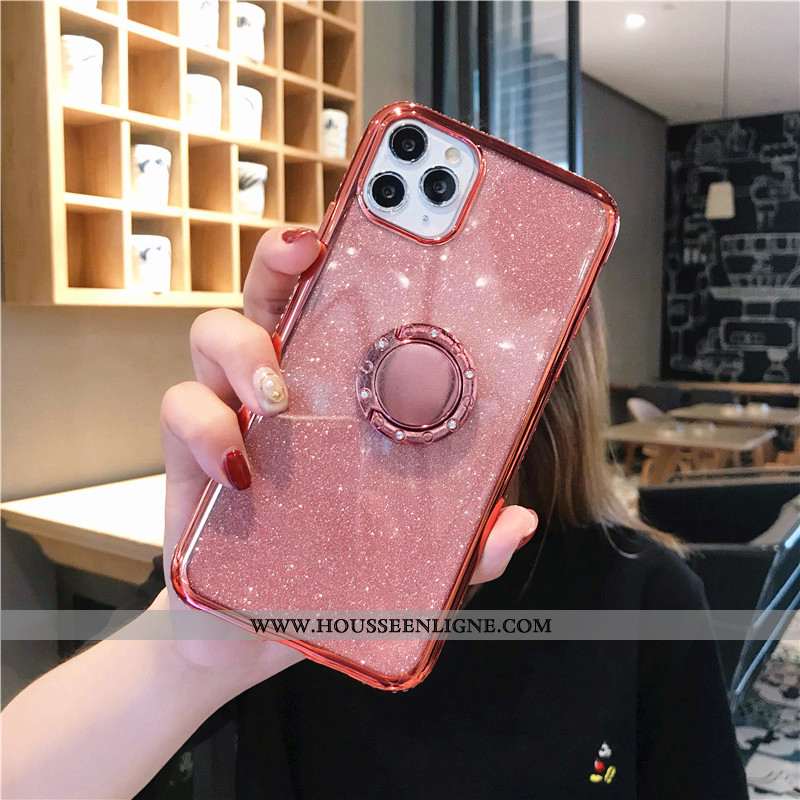 Étui iPhone 11 Pro Fluide Doux Mode Vert Incassable Téléphone Portable Rose Verte