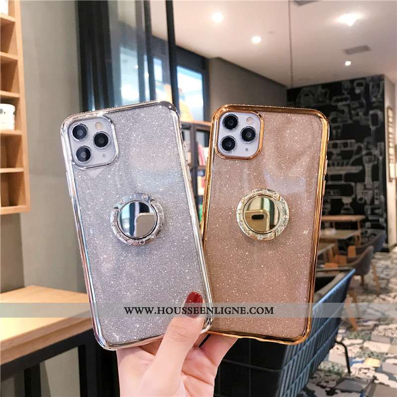 Étui iPhone 11 Pro Fluide Doux Mode Vert Incassable Téléphone Portable Rose Verte