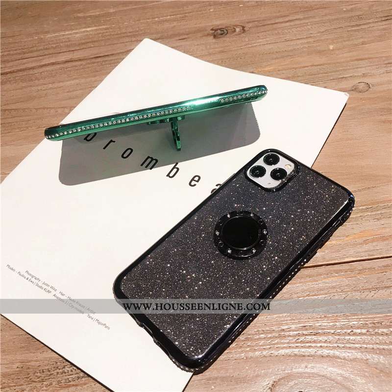 Étui iPhone 11 Pro Fluide Doux Mode Vert Incassable Téléphone Portable Rose Verte