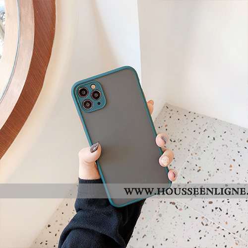 Étui iPhone 11 Pro Max Créatif Ultra Silicone Nouveau Légère Personnalité Bleu