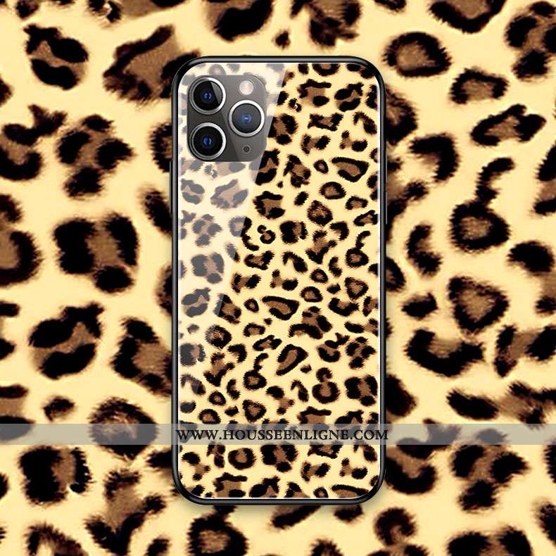 Étui iPhone 11 Pro Max Modèle Fleurie Silicone Téléphone Portable Mode Coque Protection Verre Rose