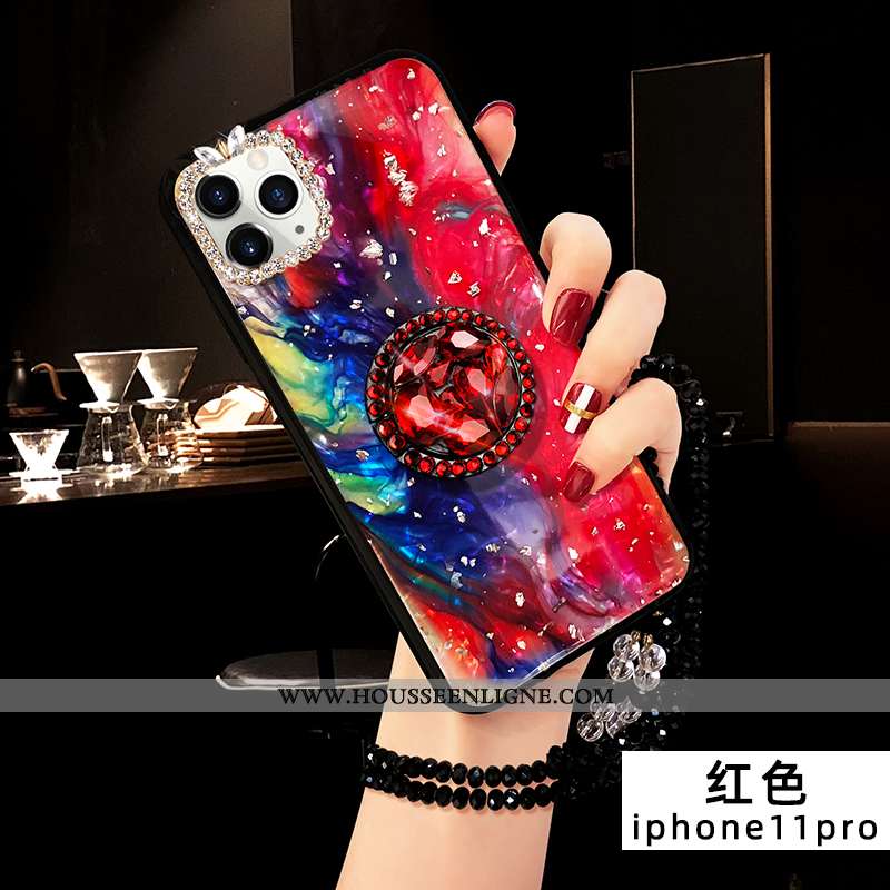 Étui iPhone 11 Pro Mode Protection Tendance Créatif Silicone Vert Coque Verte