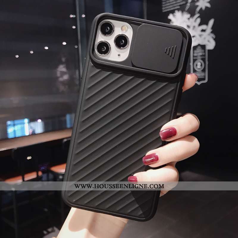 Étui iPhone 11 Pro Tendance Fluide Doux Petit Tout Compris Nouveau Protection Noir