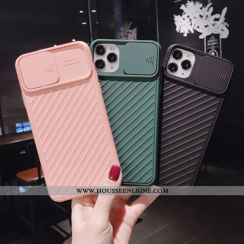 Étui iPhone 11 Pro Tendance Fluide Doux Petit Tout Compris Nouveau Protection Noir