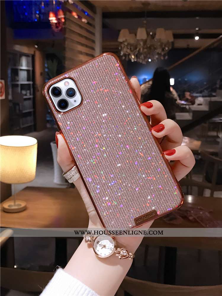 Étui iPhone 11 Pro Tendance Silicone Incassable Vent Téléphone Portable Rouge Clair