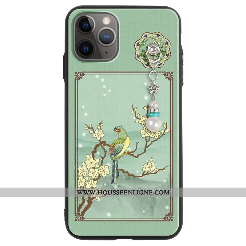 Étui iPhone 11 Pro Ultra Tendance Légère Tout Compris Incassable Silicone Créatif Verte