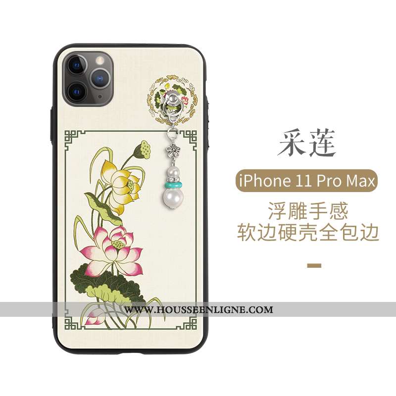 Étui iPhone 11 Pro Ultra Tendance Légère Tout Compris Incassable Silicone Créatif Verte