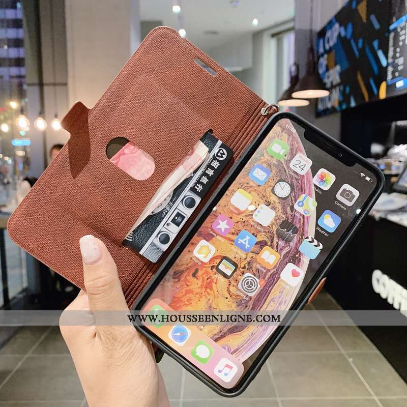 Étui iPhone 11 Protection Personnalité Tout Compris Housse Bleu Simple Incassable