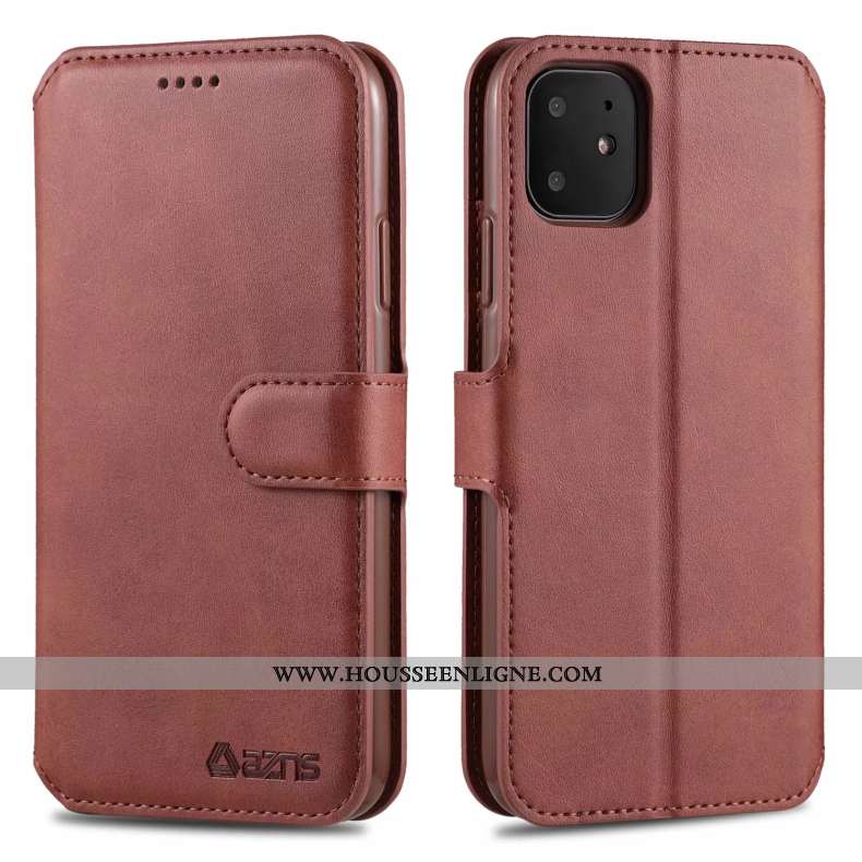 Étui iPhone 11 Silicone Protection Luxe Tempérer Incassable Housse Rouge