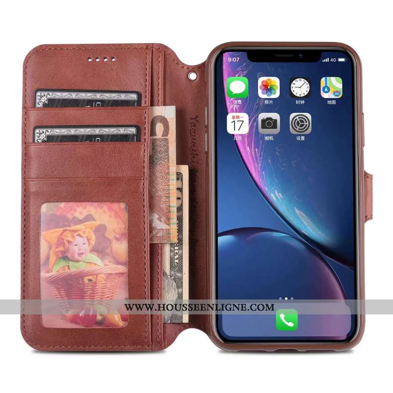 Étui iPhone 11 Silicone Protection Luxe Tempérer Incassable Housse Rouge