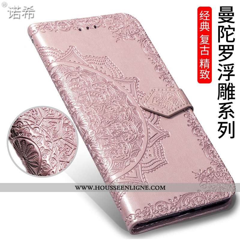 Étui iPhone 6/6s Cuir Personnalité Coque Housse Violet Simple