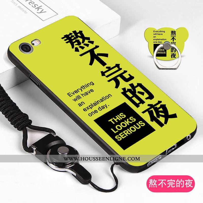 Étui iPhone 6/6s Fluide Doux Ornements Suspendus Coque Noir Incassable Téléphone Portable