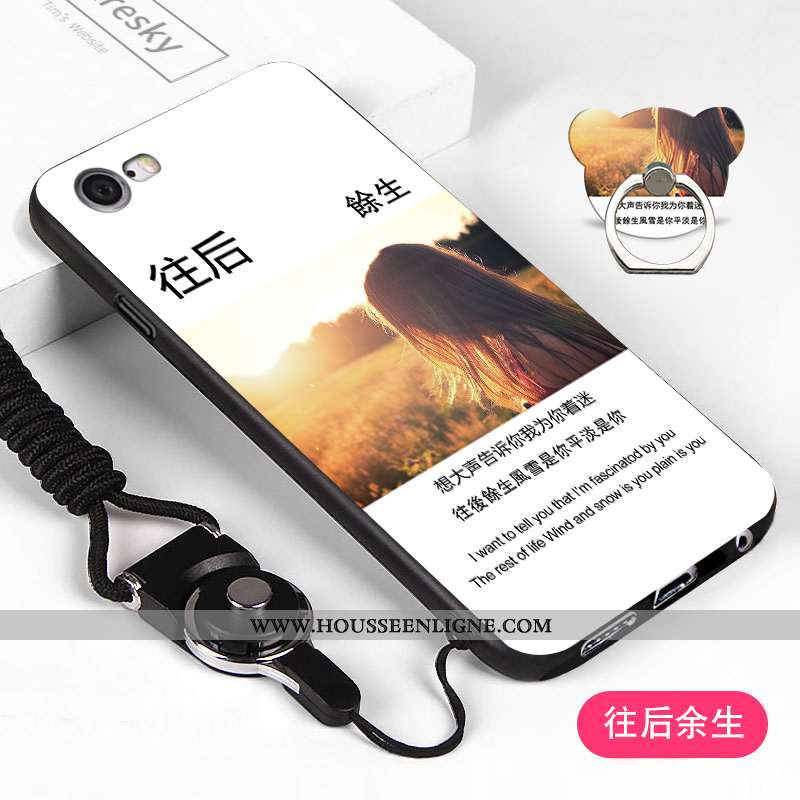 Étui iPhone 6/6s Fluide Doux Ornements Suspendus Coque Noir Incassable Téléphone Portable