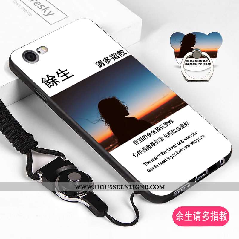 Étui iPhone 6/6s Fluide Doux Ornements Suspendus Coque Noir Incassable Téléphone Portable