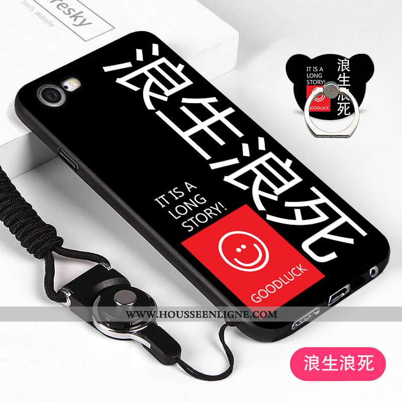 Étui iPhone 6/6s Fluide Doux Ornements Suspendus Coque Noir Incassable Téléphone Portable