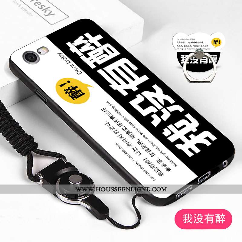 Étui iPhone 6/6s Fluide Doux Ornements Suspendus Coque Noir Incassable Téléphone Portable