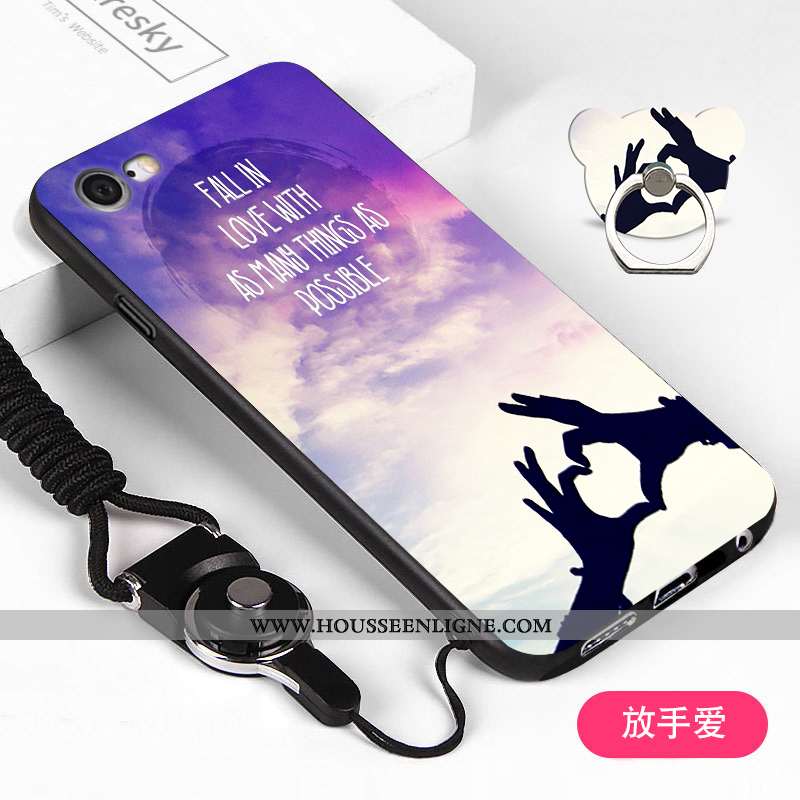 Étui iPhone 6/6s Fluide Doux Ornements Suspendus Coque Noir Incassable Téléphone Portable