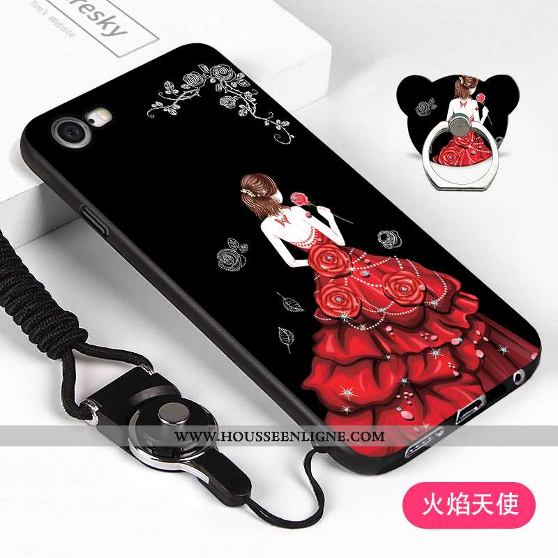 Étui iPhone 6/6s Fluide Doux Ornements Suspendus Coque Noir Incassable Téléphone Portable
