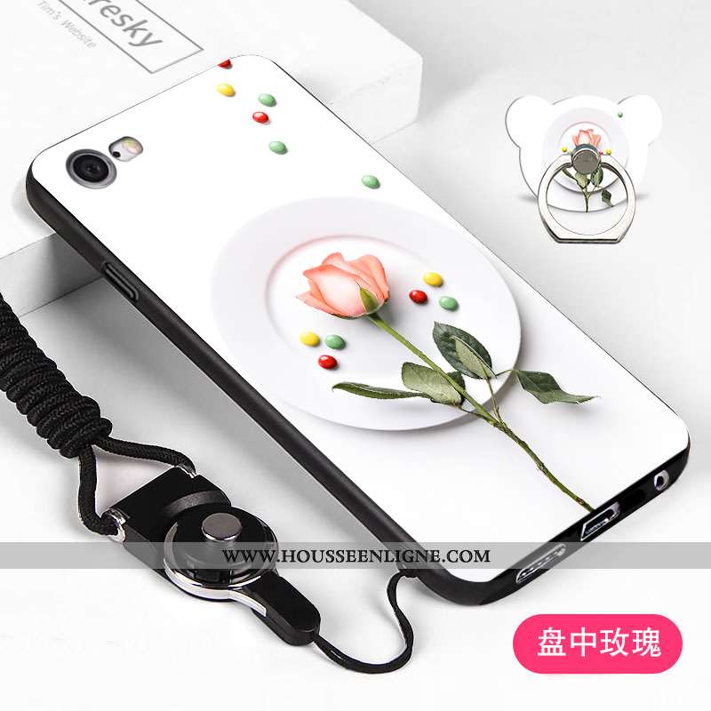 Étui iPhone 6/6s Fluide Doux Ornements Suspendus Coque Noir Incassable Téléphone Portable