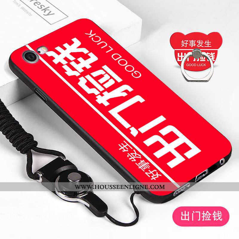 Étui iPhone 6/6s Fluide Doux Ornements Suspendus Coque Noir Incassable Téléphone Portable