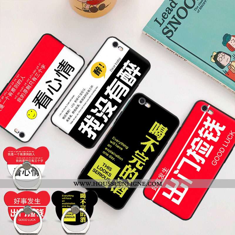 Étui iPhone 6/6s Fluide Doux Ornements Suspendus Coque Noir Incassable Téléphone Portable