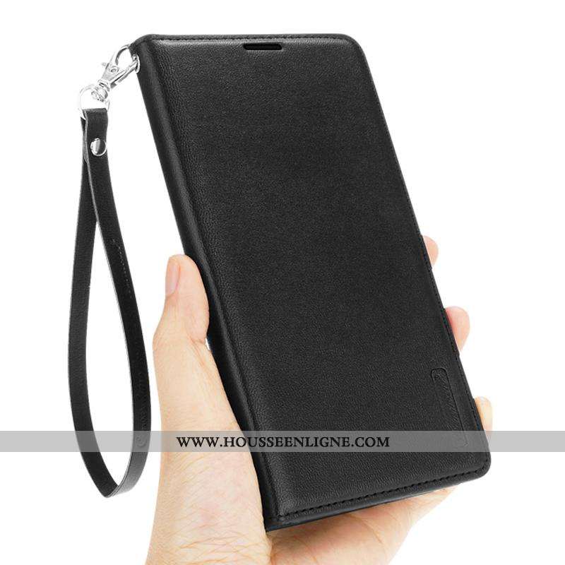 Étui iPhone 6/6s Fluide Doux Protection Membrane Clamshell Noir Cuir
