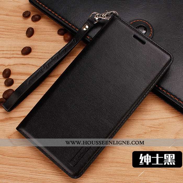 Étui iPhone 6/6s Fluide Doux Protection Membrane Clamshell Noir Cuir