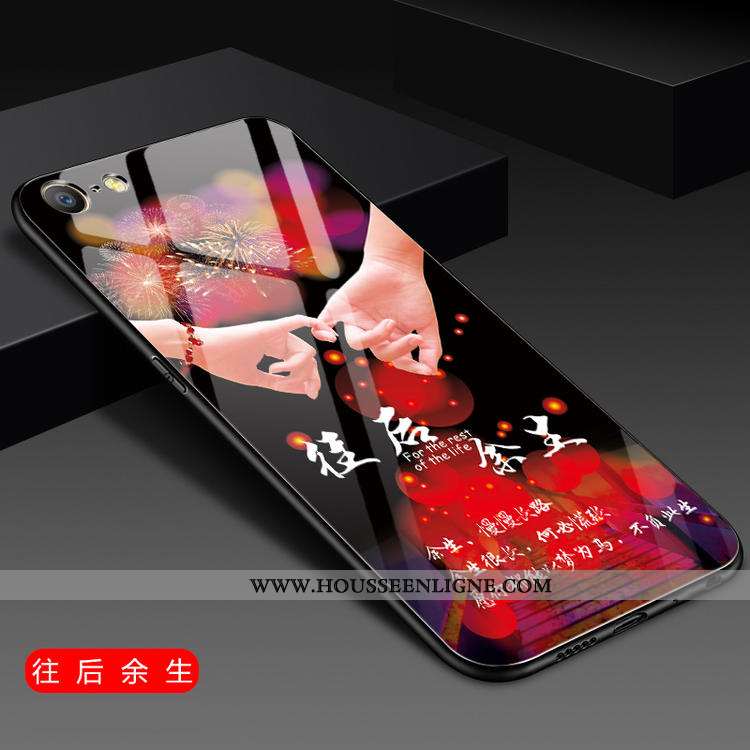 Étui iPhone 6/6s Fluide Doux Silicone Net Rouge Protection Incassable Simple Bleu