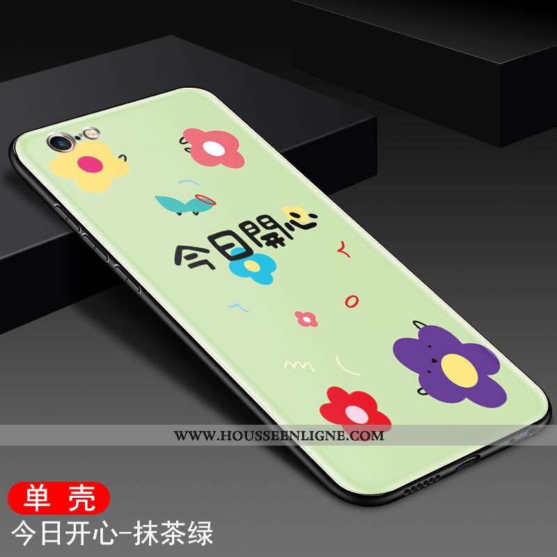 Étui iPhone 6/6s Mode Protection Téléphone Portable Incassable Jaune Personnalité Miroir