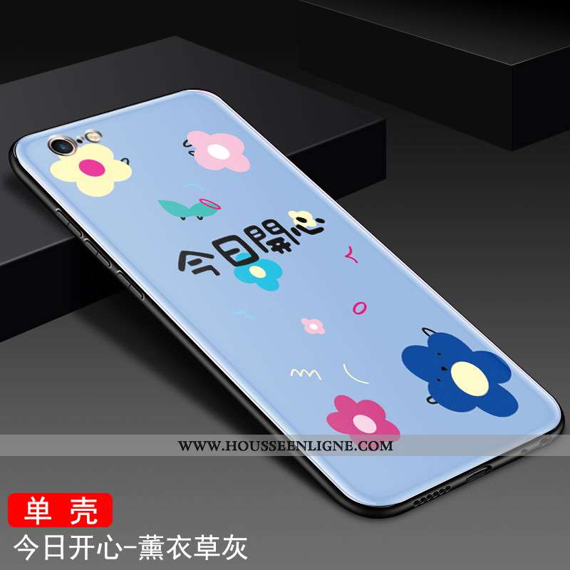 Étui iPhone 6/6s Mode Protection Téléphone Portable Incassable Jaune Personnalité Miroir