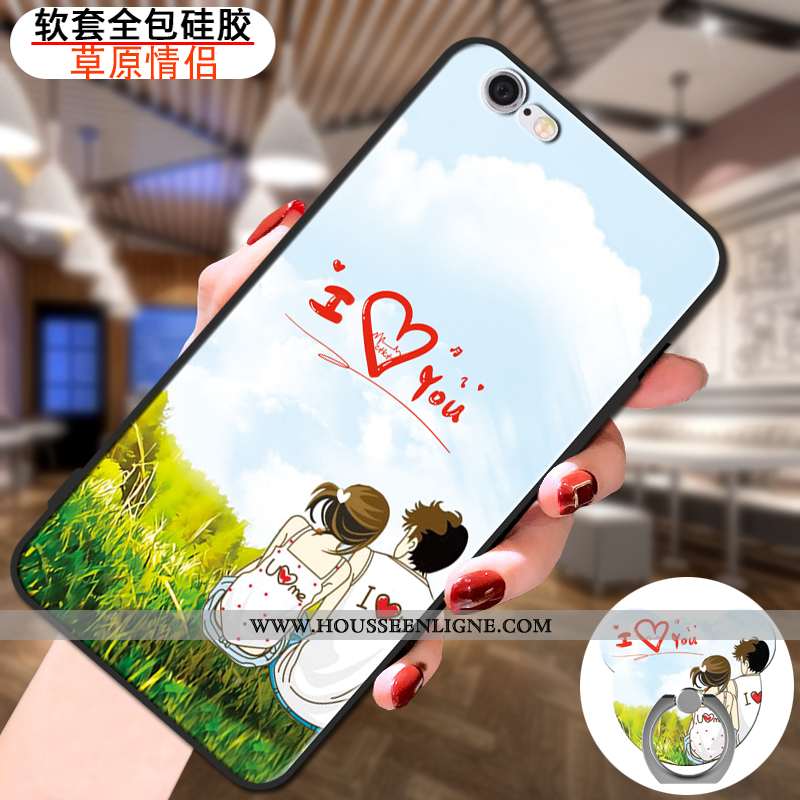 Étui iPhone 6/6s Ornements Suspendus Personnalité Coque Protection Tout Compris Bleu Mode