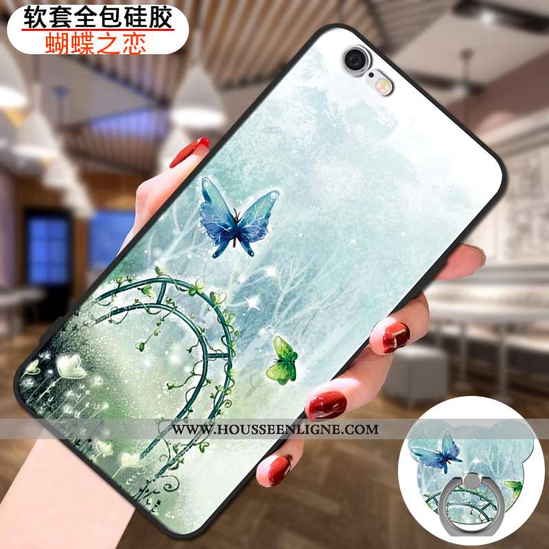Étui iPhone 6/6s Ornements Suspendus Personnalité Coque Protection Tout Compris Bleu Mode