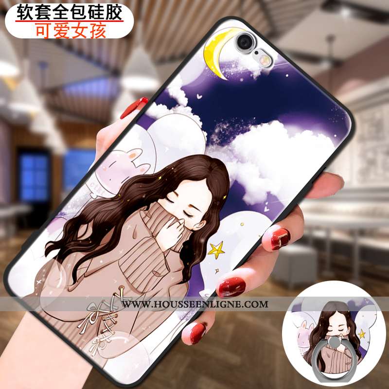 Étui iPhone 6/6s Ornements Suspendus Personnalité Coque Protection Tout Compris Bleu Mode