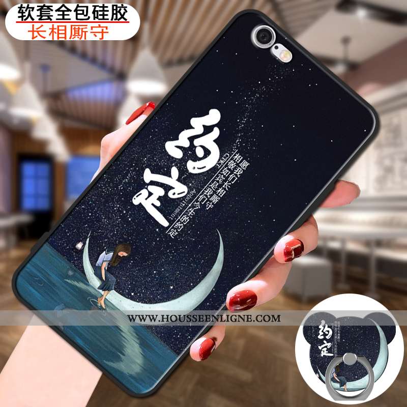 Étui iPhone 6/6s Ornements Suspendus Personnalité Coque Protection Tout Compris Bleu Mode