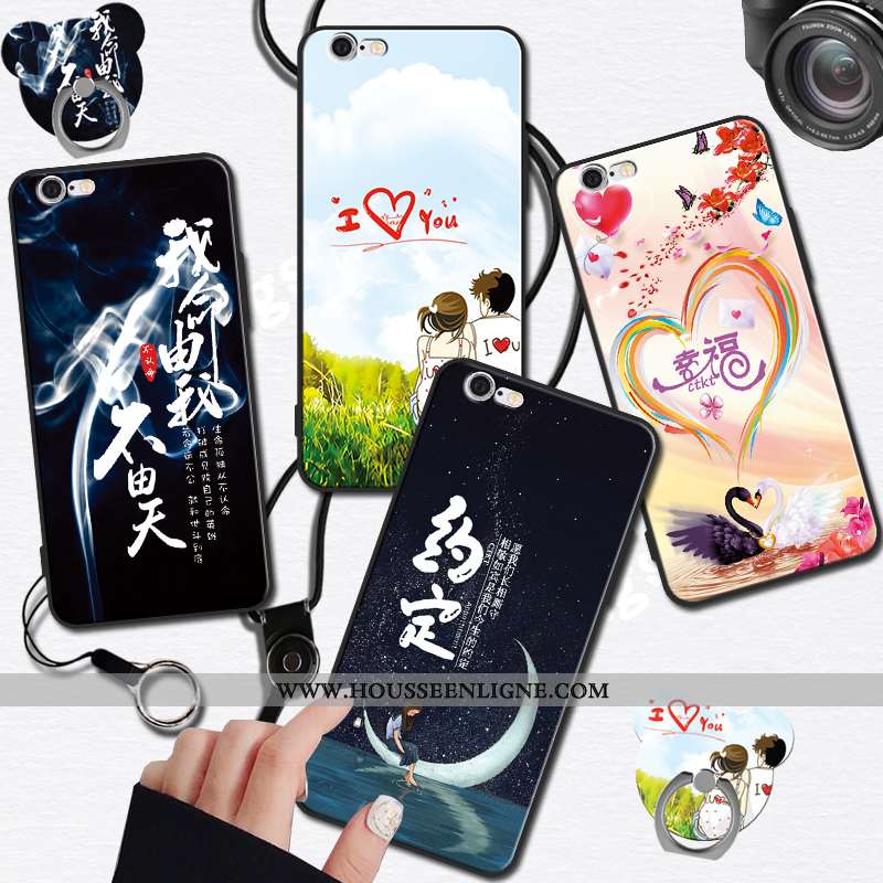 Étui iPhone 6/6s Ornements Suspendus Personnalité Coque Protection Tout Compris Bleu Mode