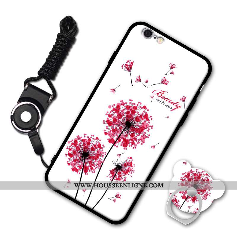 Étui iPhone 6/6s Personnalité Coque Téléphone Portable Bordure Tout Compris Incassable Blanche