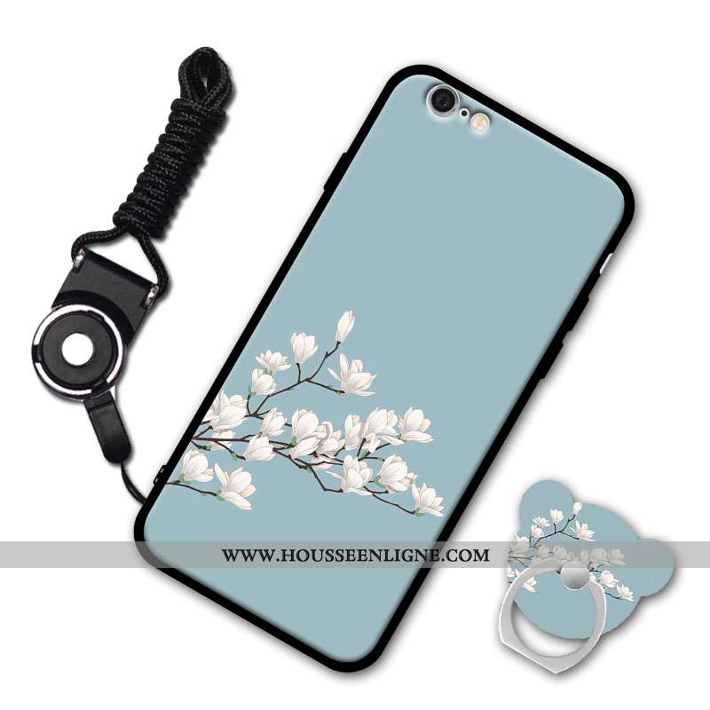 Étui iPhone 6/6s Personnalité Coque Téléphone Portable Bordure Tout Compris Incassable Blanche