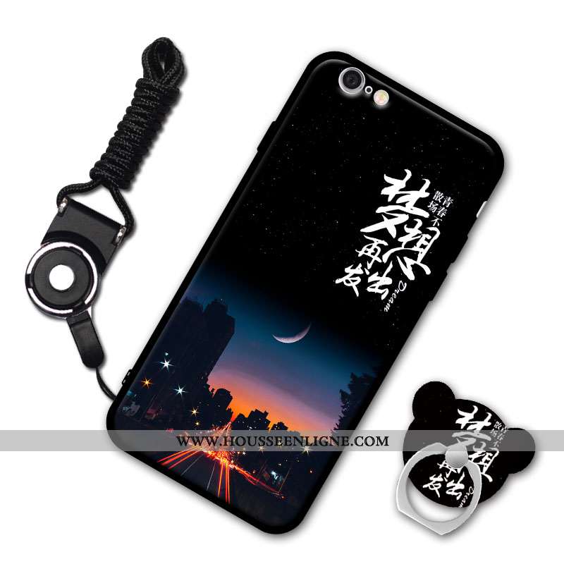 Étui iPhone 6/6s Personnalité Coque Téléphone Portable Bordure Tout Compris Incassable Blanche