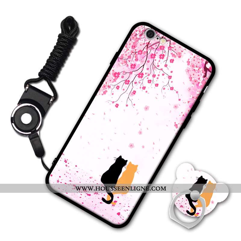 Étui iPhone 6/6s Personnalité Coque Téléphone Portable Bordure Tout Compris Incassable Blanche