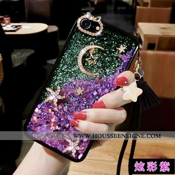 Étui iPhone 6/6s Plus Créatif Tendance Violet Coque Nouveau Personnalité Couler