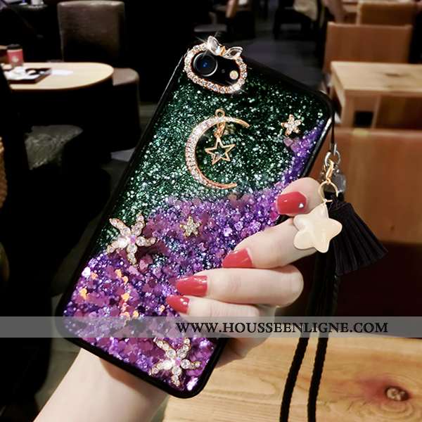 Étui iPhone 6/6s Plus Créatif Tendance Violet Coque Nouveau Personnalité Couler