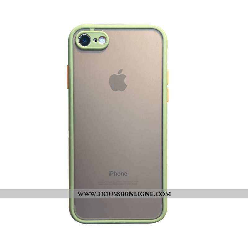 Étui iPhone 6/6s Plus Délavé En Daim Tendance Vert Nouveau Téléphone Portable Coque Sentir Verte