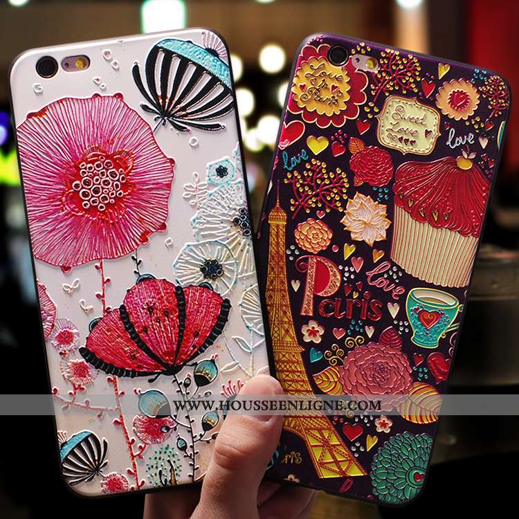 Étui iPhone 6/6s Plus Légère Fluide Doux Tendance Incassable Rose Tout Compris