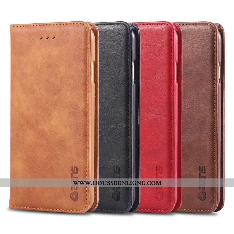 Étui iPhone 6/6s Plus Portefeuille Protection Carte Coque Téléphone Portable Nouveau Rouge