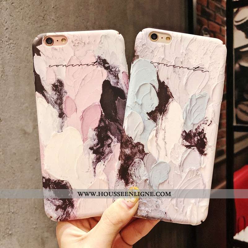 Étui iPhone 6/6s Plus Vintage Délavé En Daim Graffiti Tout Compris Bordure Téléphone Portable Art Vi