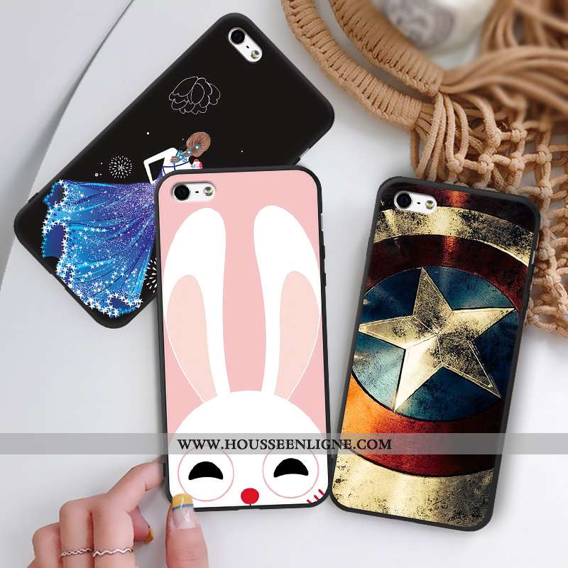 Étui iPhone 6/6s Protection Créatif Tout Compris Fluide Doux Violet Coque
