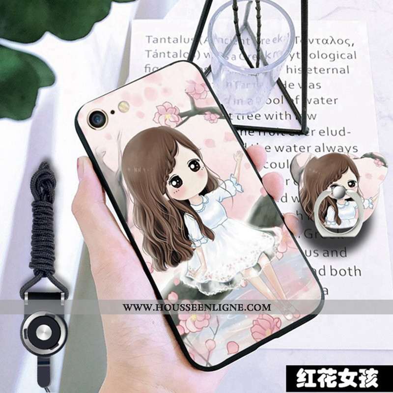 Étui iPhone 6/6s Protection Fluide Doux Incassable Téléphone Portable Noir Coque
