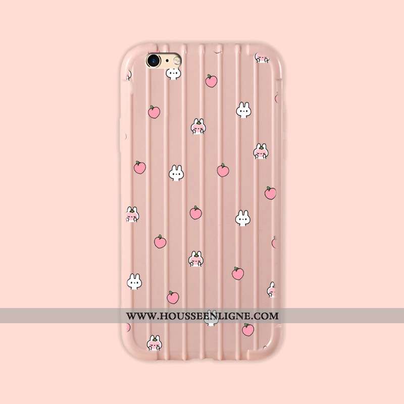 Étui iPhone 6/6s Protection Personnalité Petit Tout Compris Peinture Fluide Doux Simple Rose